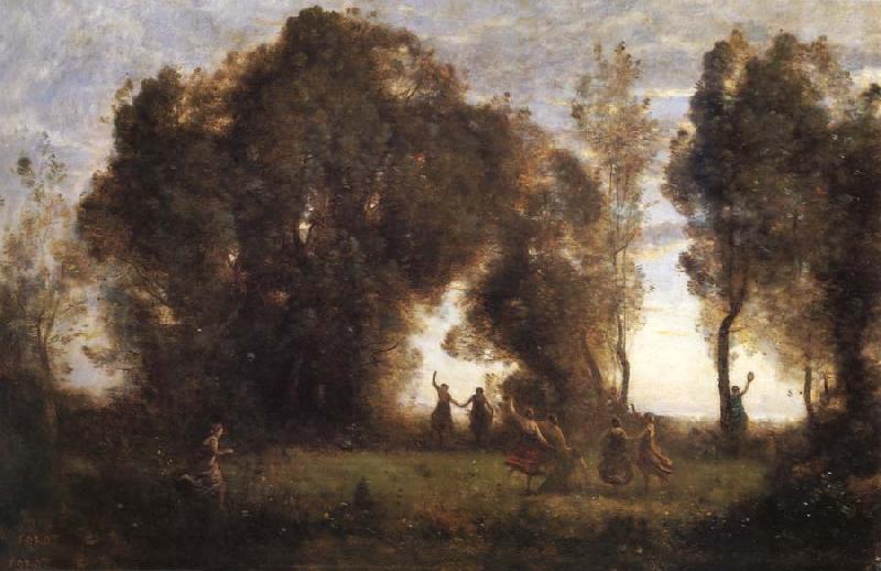 Corot Camille The dance of the nymphs